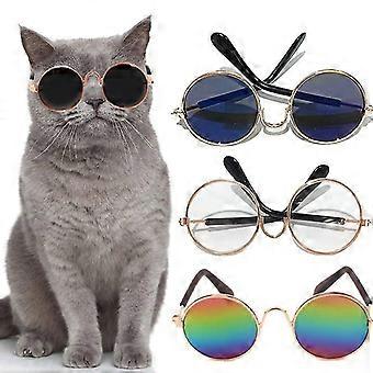 4pcs Cat Sunglasses Funny Pet Sunglasses Small Dog Sunglasse