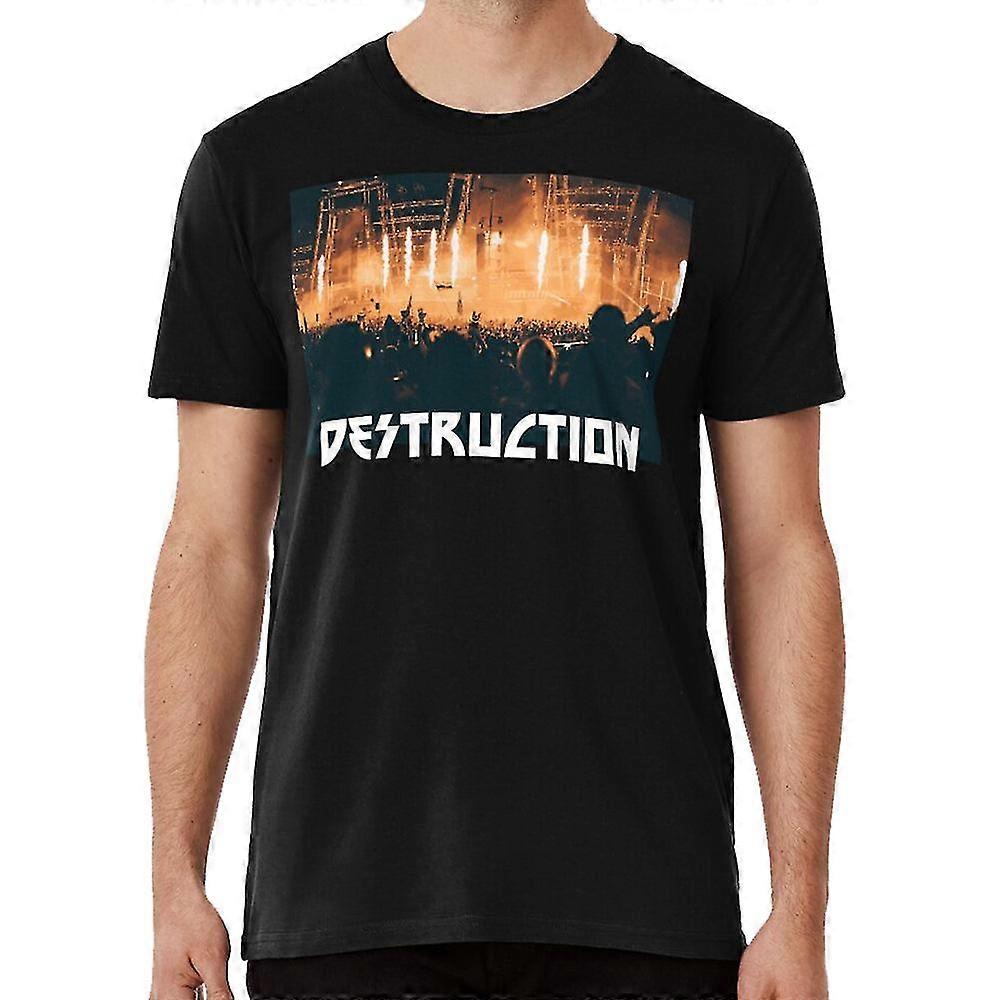 Destruction Crew Neck T-paita teollinen