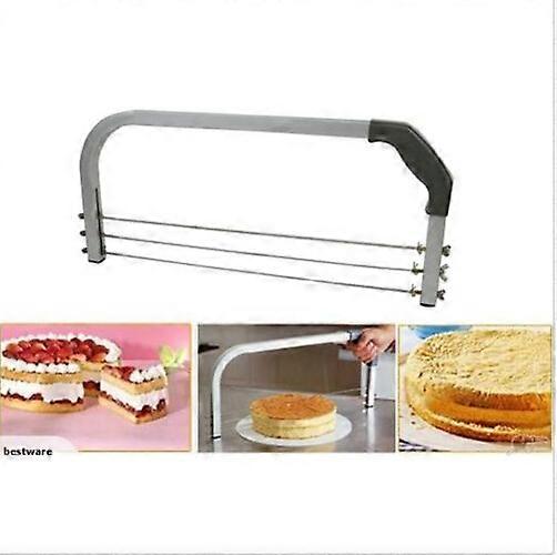 Large 3 Blade Adjustable Interlayer Cake Cutter Slicer Leveler Industry Standard