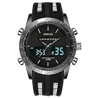 Men's Digital Sports Watches Military Big Dial Waterproof Analog Stopwatch Army Shockproof Led Backlight Wrist Watch