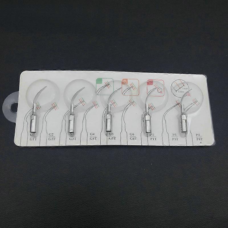 HaKeLai 5pcs /ロット歯科用超音波スケーラーチップGD1DTE / Satelecスケーラーハンドピースと互換性があり、歯科用機器をホワイトニングします