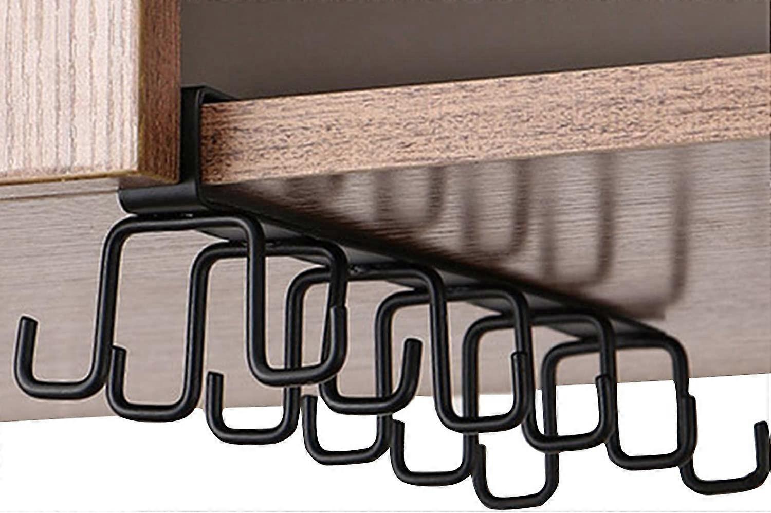 Universal Iron Stand - Double Row Hanging Cup Holder Coffee Cup Holder, 0.8" Stand Hook.