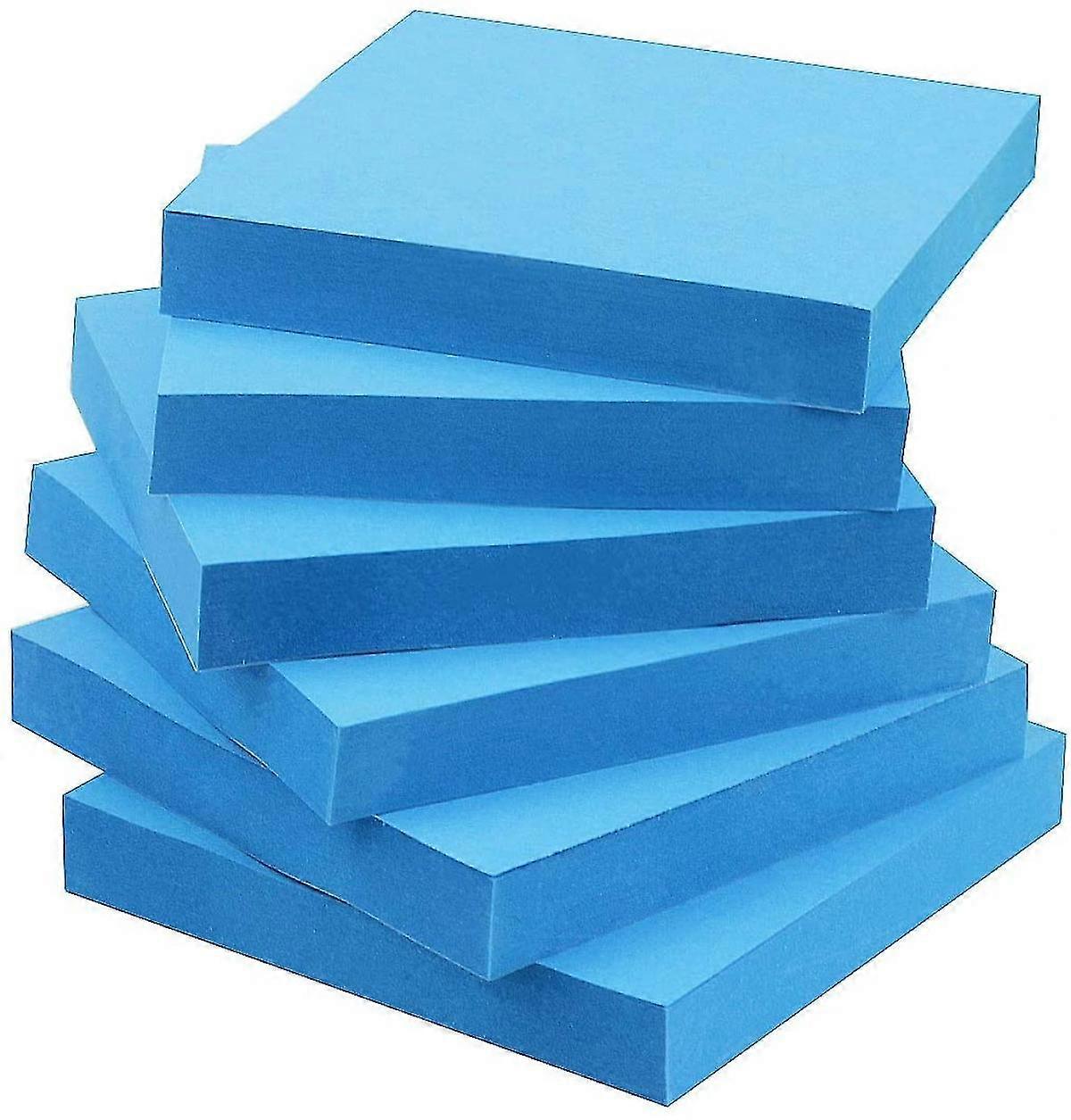 Sticky Notes 3x3 Self-adhesive Notes Blue 6 Pads, 100 Sheets/pad