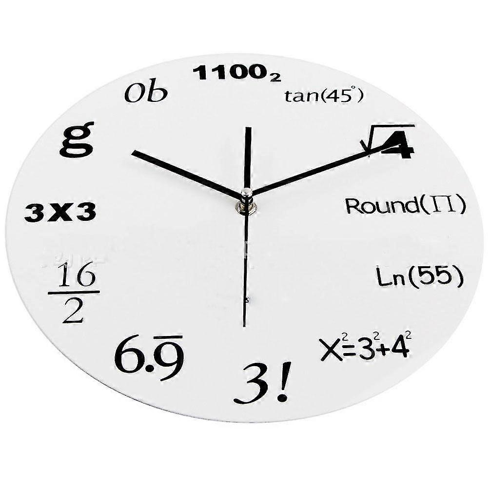 Equação Matemática Wall Clock Digital Acrylic_Ck