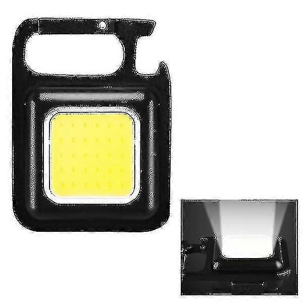 Usb Rechargeable Flashlight Led Work Light Portable Mini Flashlight Keychain Light High Power Flash Light Lantern