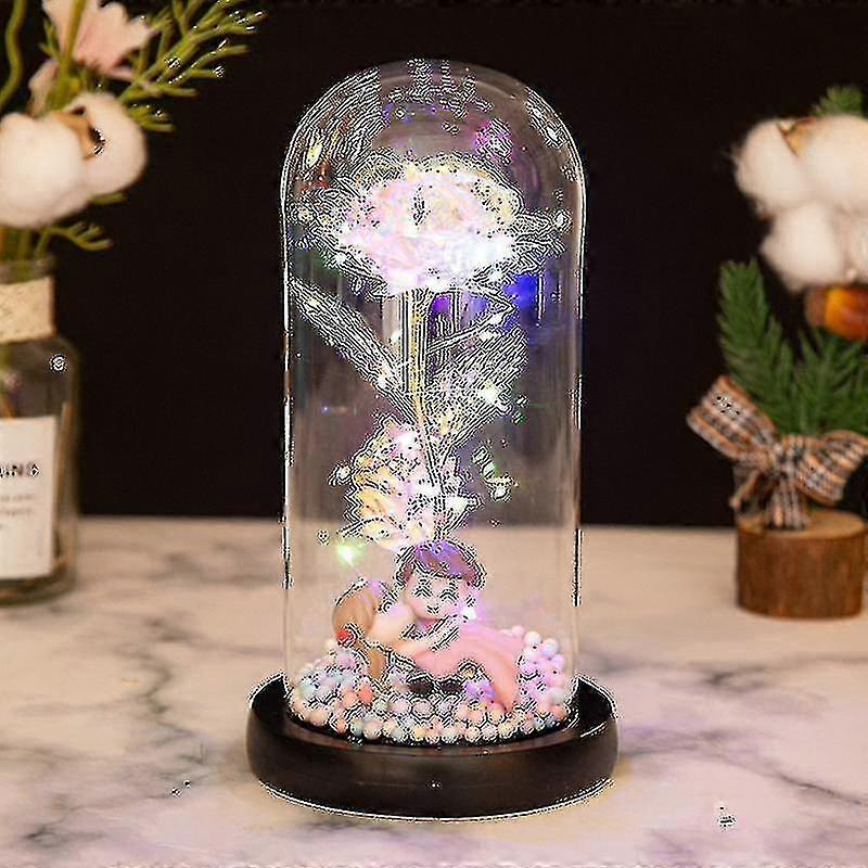 Cubierta de vidrio de flor Flor Flor Led Día