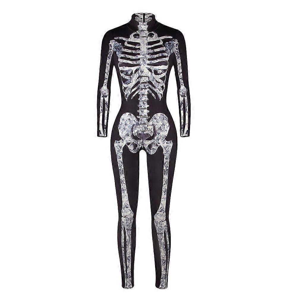 3d Skeleton Bodysuit Stretch Cosplay Jumpsuits