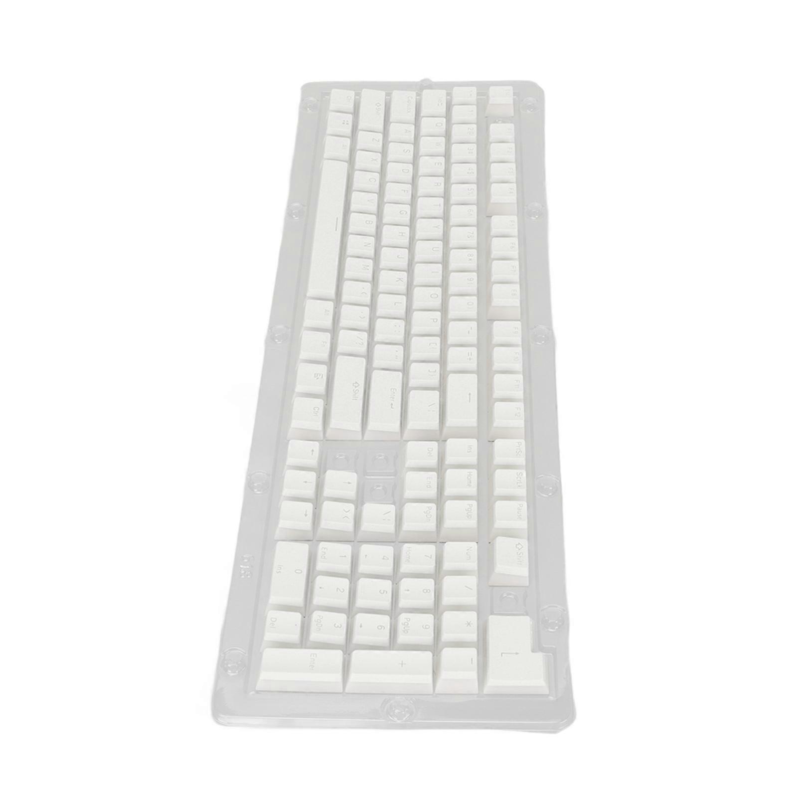 PBT Keycaps 108 Keys Double Layer 2 Color High Low Layout for 61 87 104 108 Mechanical Keyboards