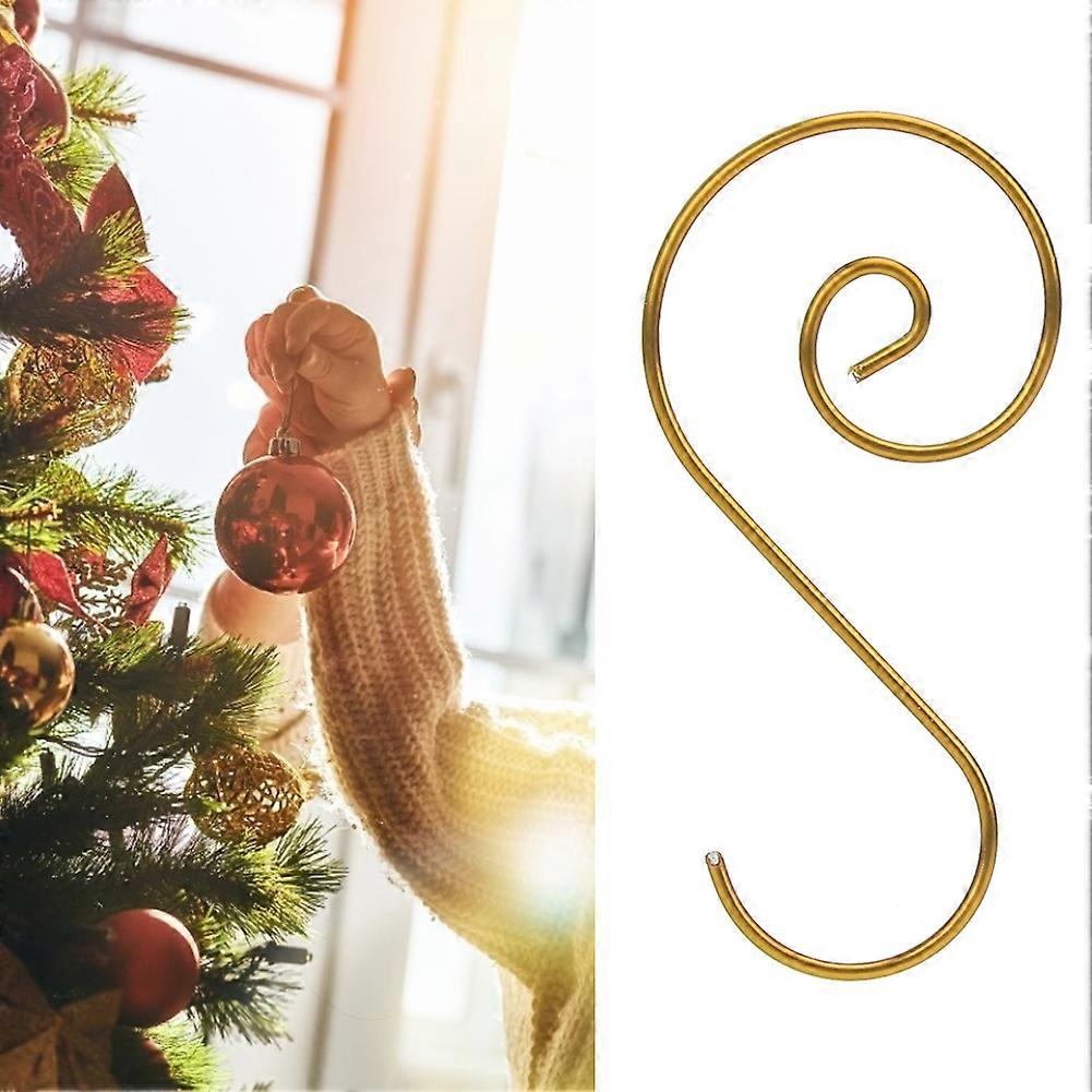 Christmas Tree Holder Decoration (Gold) S Hooks Mini 60pcs