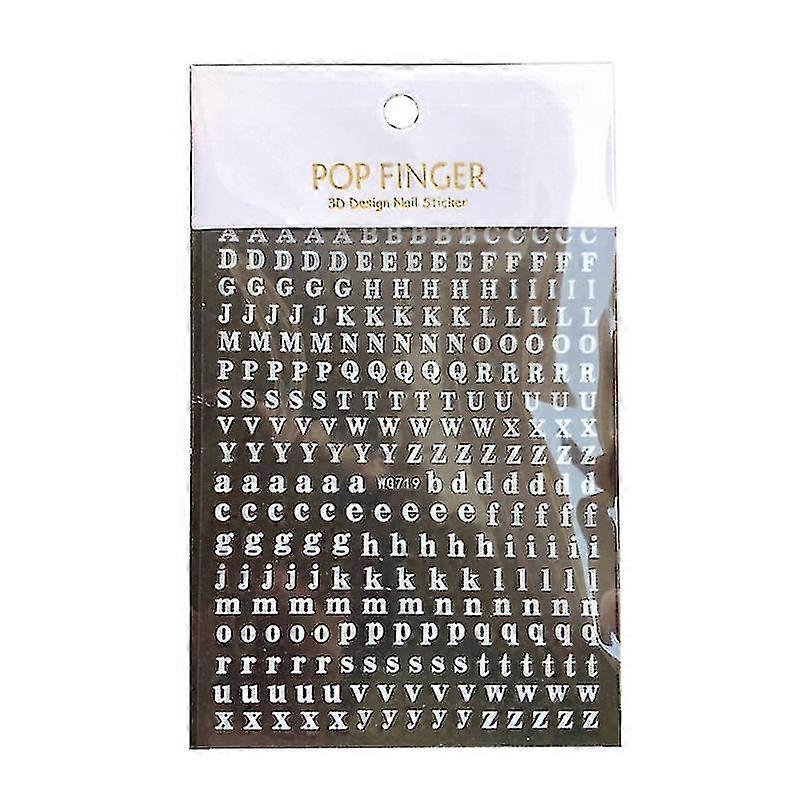 Glitter Self Adhesive Uppercase Lower Case Letters Stickers For Grad Cap Craft