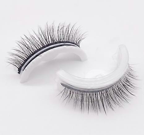 Reusable Adhesive Eyelashes, False Lashes 3d Self Adhesive False Eyelash Easy To Put On Natural Fake Eyelashes