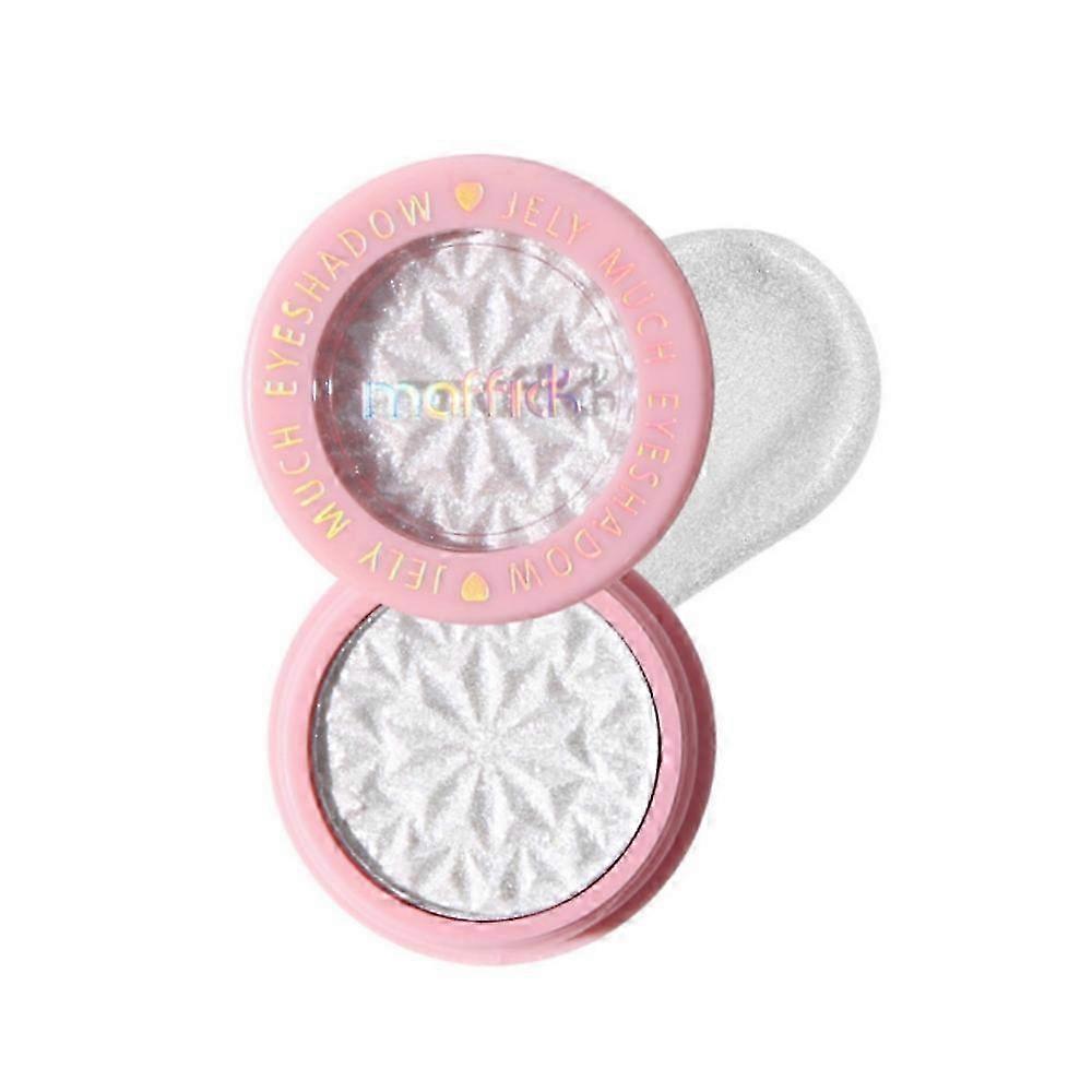 12 color Eyeshadow Monochrome Pearl Color Palette Make-up Metal Flash Waterproof Long-lasting Mashed Potato Eye Shadow Contouring 1PC