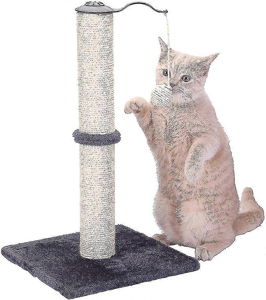 Cat Scratching Post. Cat Post Kitten Cat Tree Scratcher With Spinning Ball