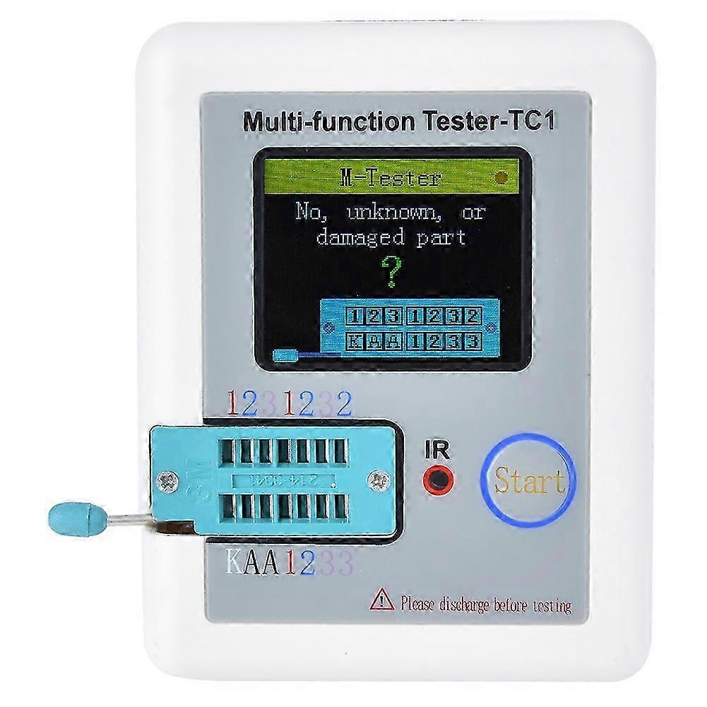 Portable Multifunction Transistor Tester with Full Color Graphics Display for Diodes and Capacitors