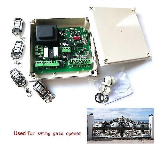 220Vac automatic swing gate opener motor operator circuit board electronic card controller for automatic gate opener dual