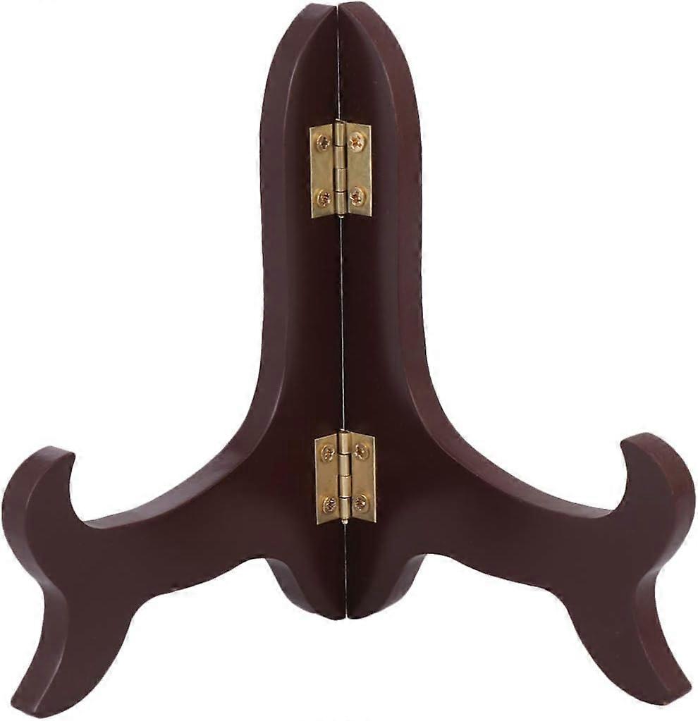 Dark Wood Display Plate, Durable, Elegant Interior Accent