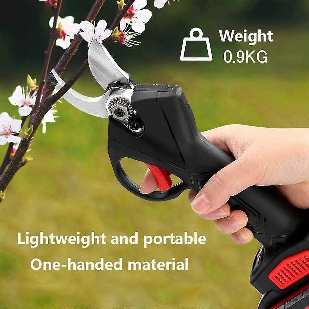 Battery Pruner Tree Branch Pruner,Cutting Diameter 30mm,Electric Shear Gardening Scissors,Rechargeable 9Ah Lithium Battery,Working 3-4 Hours (Color :