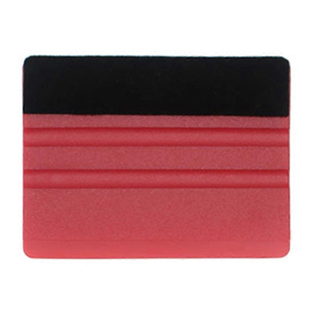 Windshield Ice Breaker Plastic Scraper Sticker Installing Air Bubble Squeegee