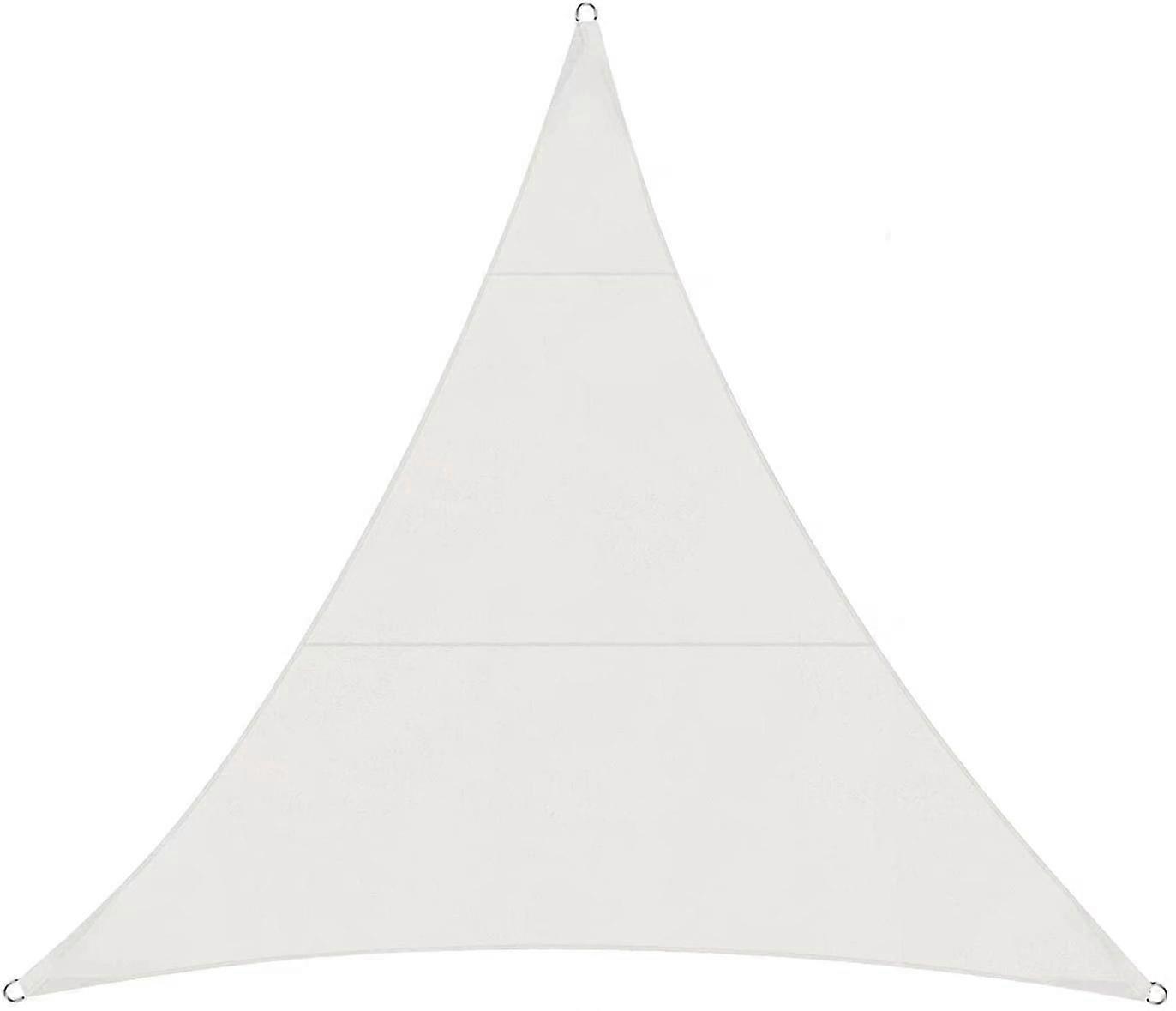 Triangular shade sail, 5x5x7.1m, waterproof, anti-ultraviolet, white