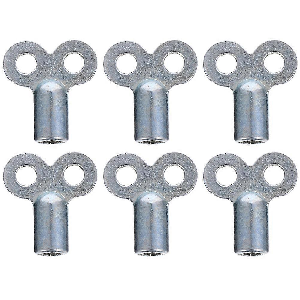 6pcs Radiator Keys Gas Keys Radiator Tail Keys Radiator Air Vent Keys for Bleeding