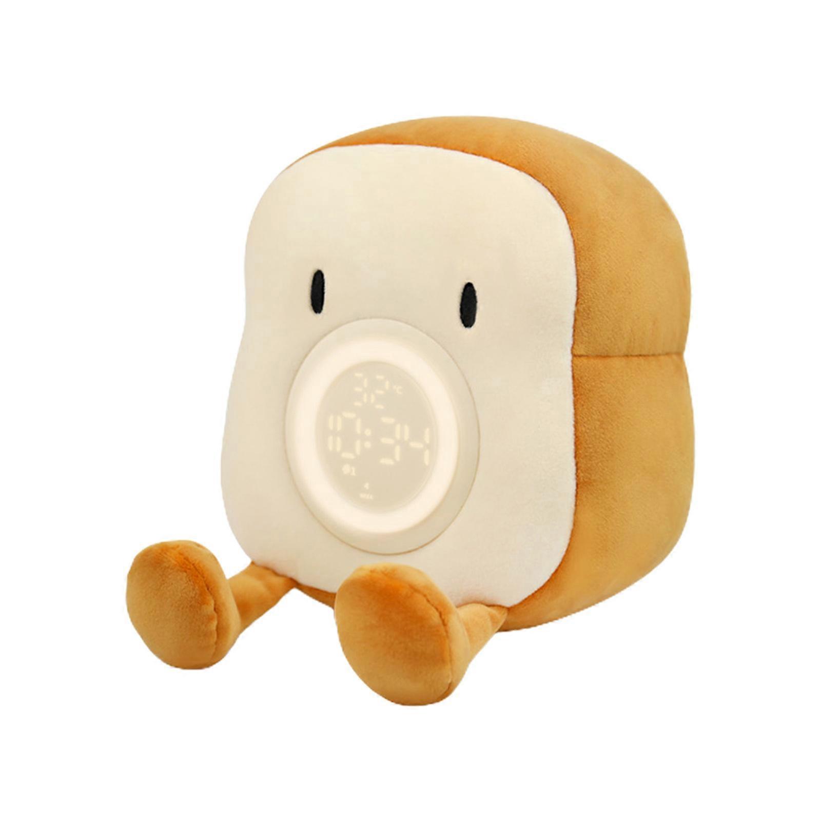 LED Digital Cartoon Alarm Clock Bedroom Night Light Bedside Electronic Clock