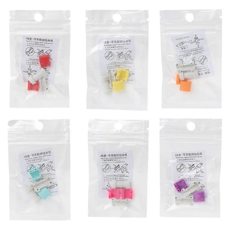 Colorful USB Cable Protector Saver Sleeve For Smartphone Data Charger Cable Cord