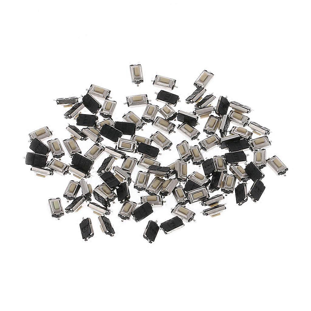 100 Pcs 3x6x2.5mm Momentary Tact SMD SMT Push Button Micro Switch 2 Pin