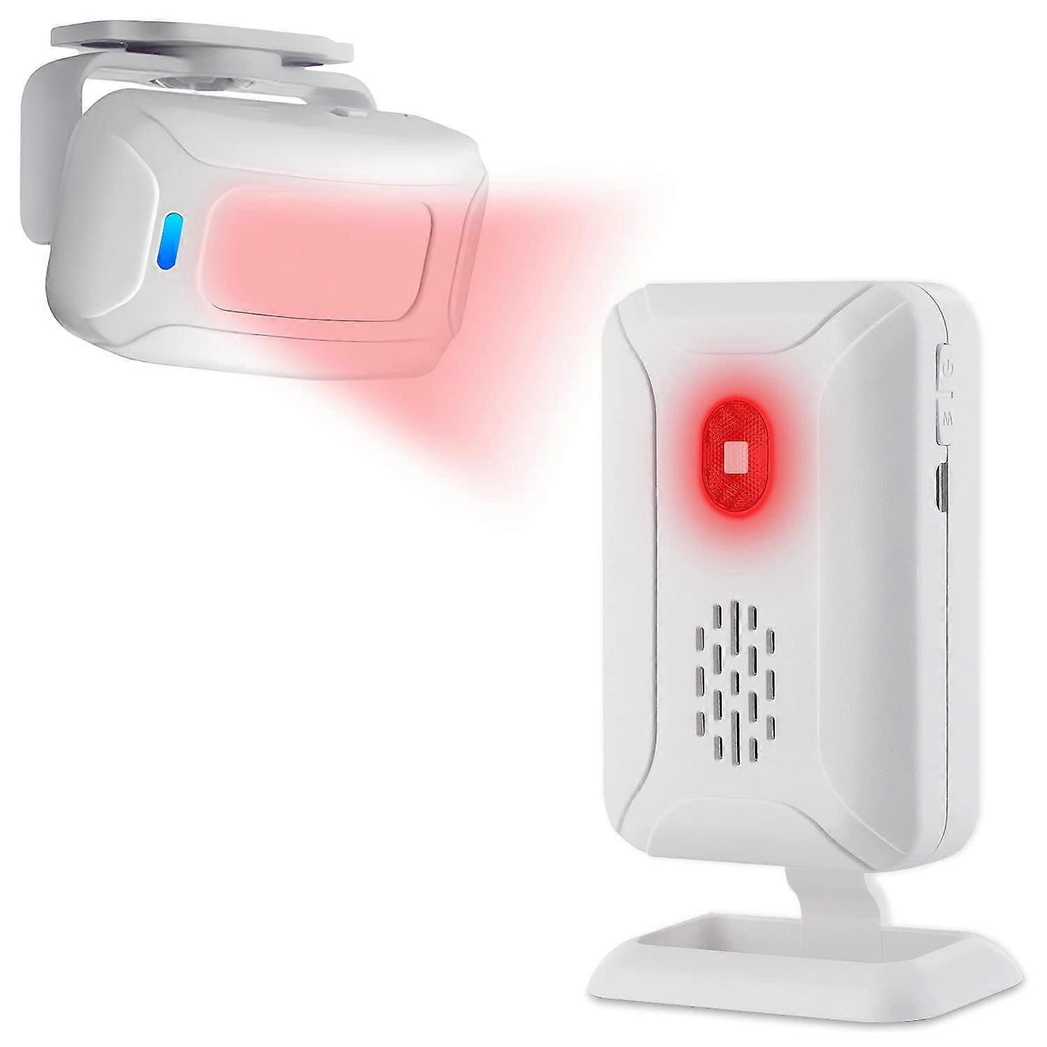 Wireless Doorbell, Motion Sensor Door Chime,Store Welcome Buzzer Monitor with PIR Detector