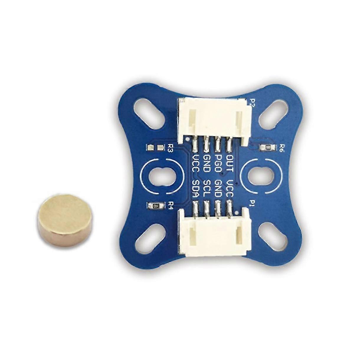 As5600 Magnetic Encoder Module Magnetic Induction Angle Measurement Sensor Module Foc 12bit High Precision Sensor