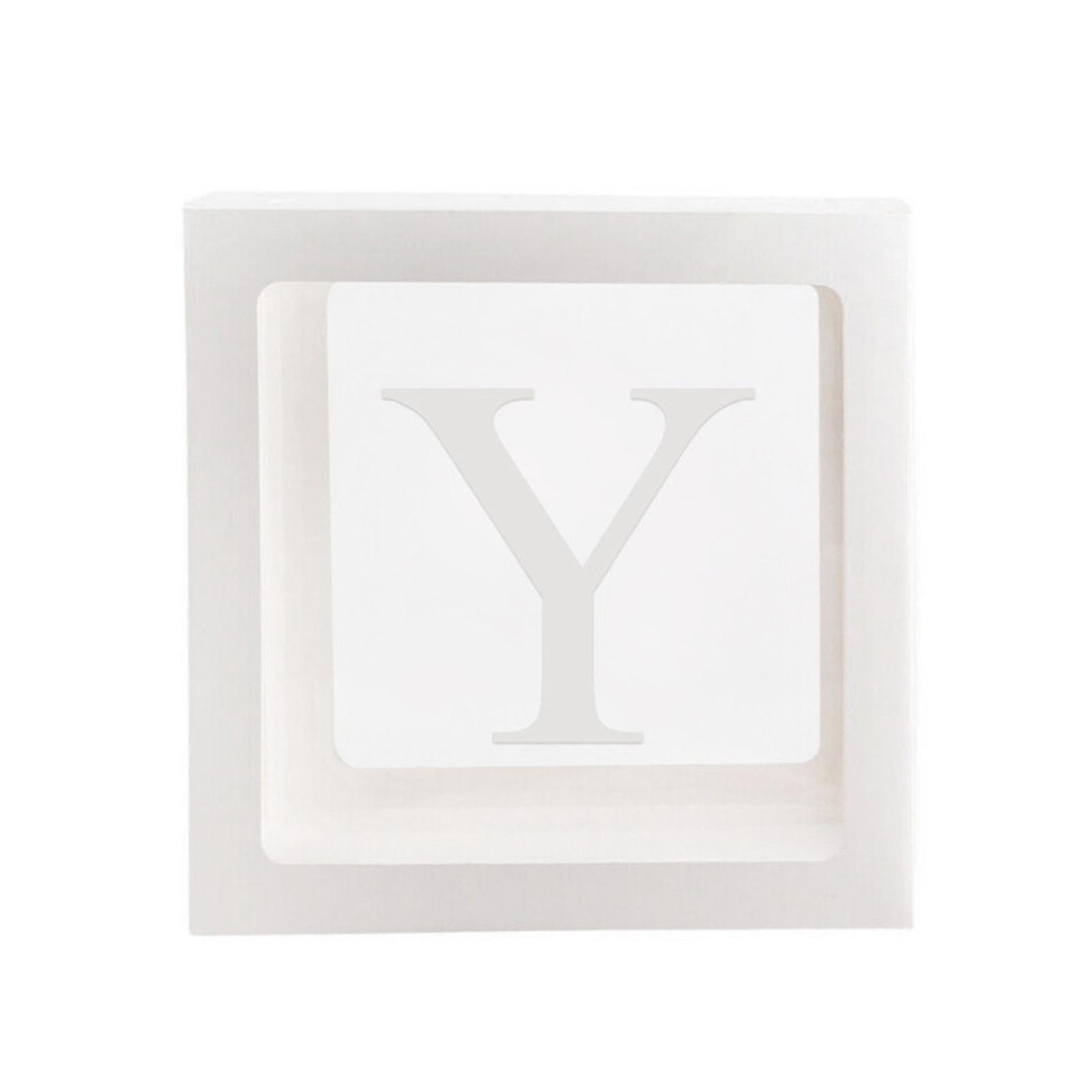 Rl Ballonbox Exquisite Party Decor liefert A-z Brief Karton Cube Clear Box Y