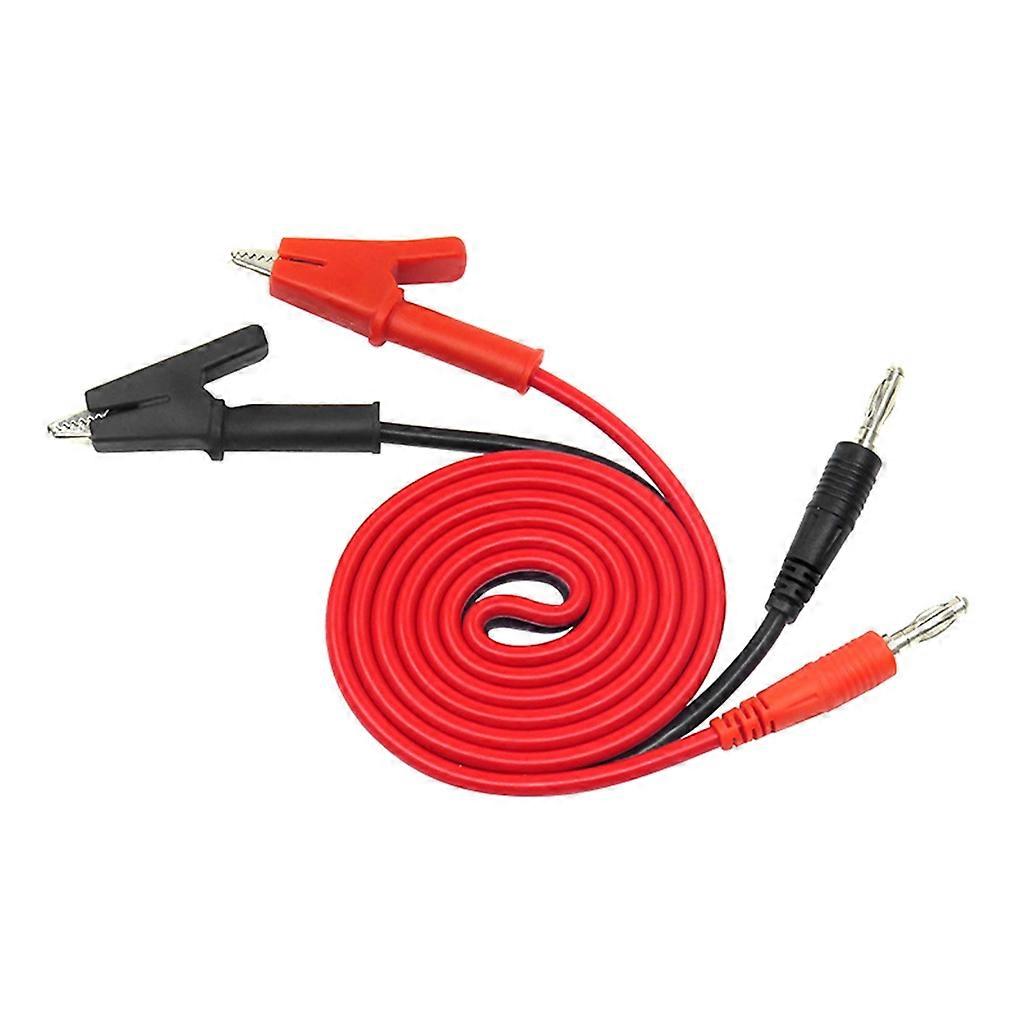 Electrical Banana Plug-Alligator Clip Test Lead Wire Line Multimeter Connector