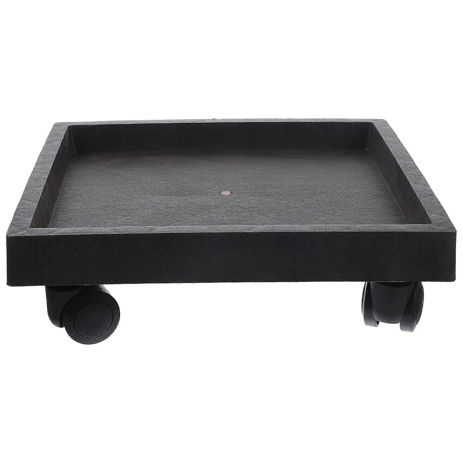 실내외 정원 파티오 화분 식물 스탠드 트레이 홀더 바퀴 포함