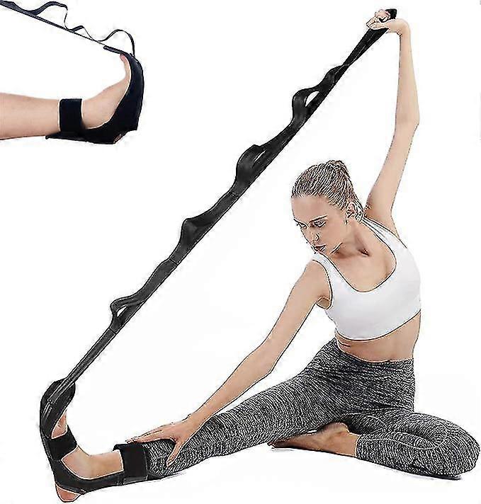 Yoga Strap,leg And Calf Stretcher Strap With Adjustable Loops-MXBC