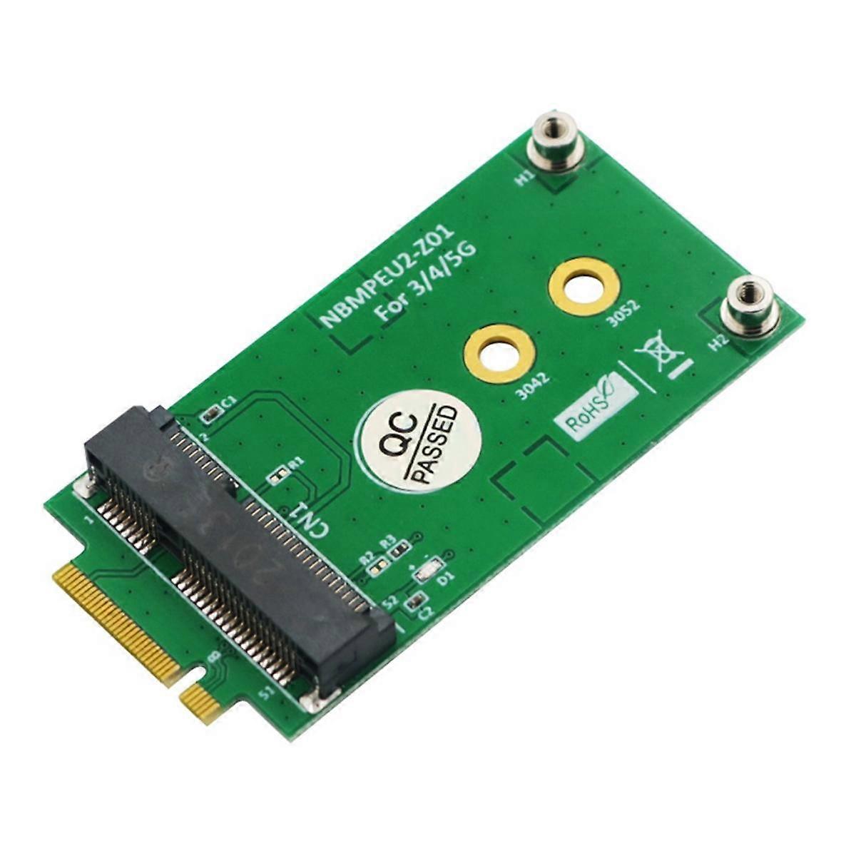 NGFF M.2 B Key Interface to Mini PCI-E MPCIE Wireless for 5G 4G 3G LTE GSM Module NO NANO SIM Card Slot