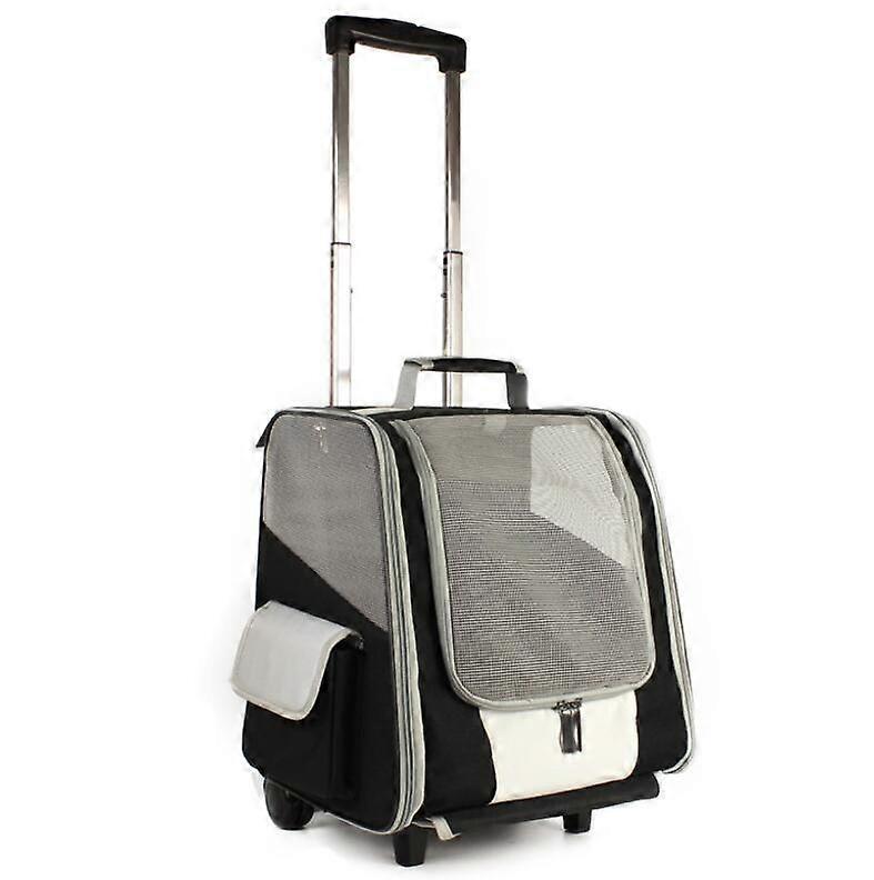 Pet Rolling Carrier Dog Trolley Bag With Wheels