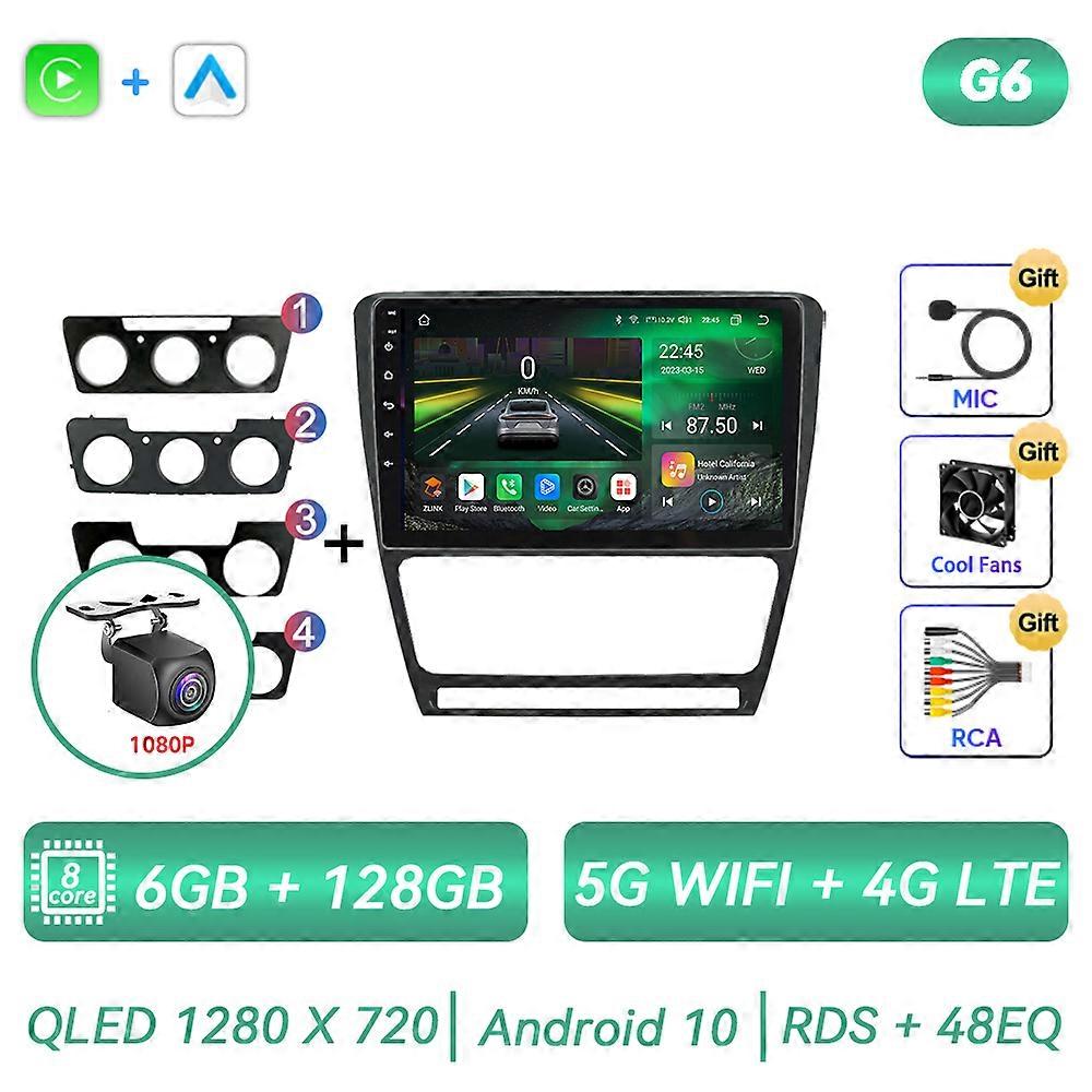 Android Autoradio Multimidia Lettore Video Per SKODA Octavia 2 A5 2007 - 2014 Navigazione GPS Carplay Touch Screen Auto DSP Stereo