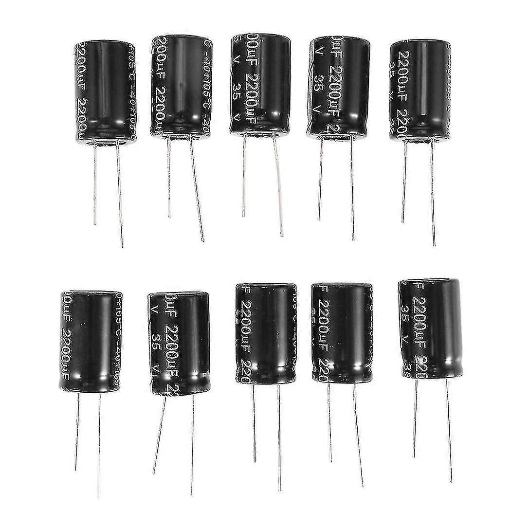 10 db 2200uf 35v alumínium elektrolit kondenzátor 16x26mm
