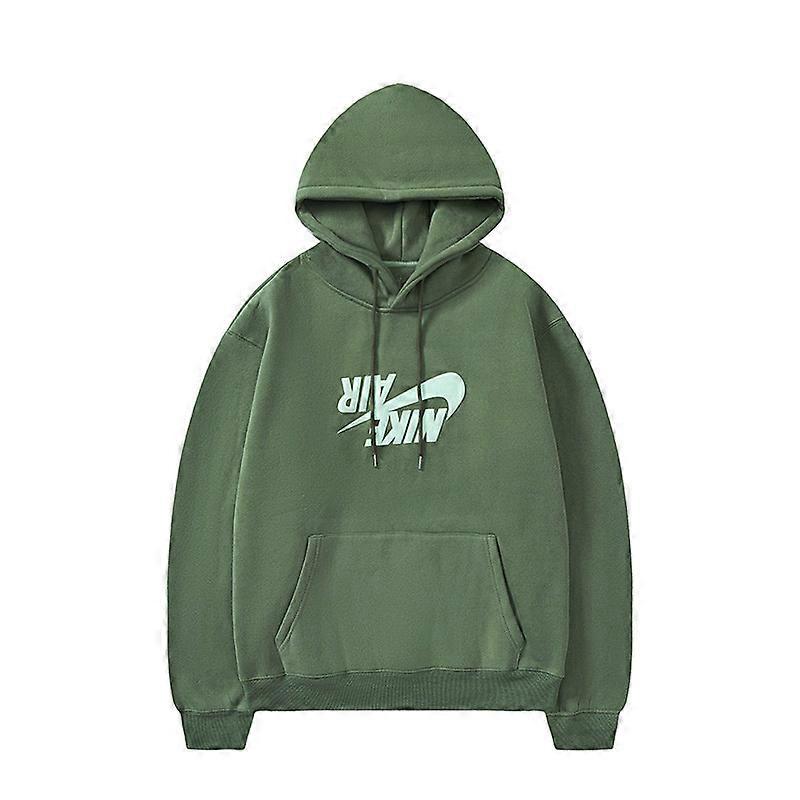 2023 Herbst Neu Army Green Kapuzenpullover plus Samt Kapuzenjacke Sweatshirt