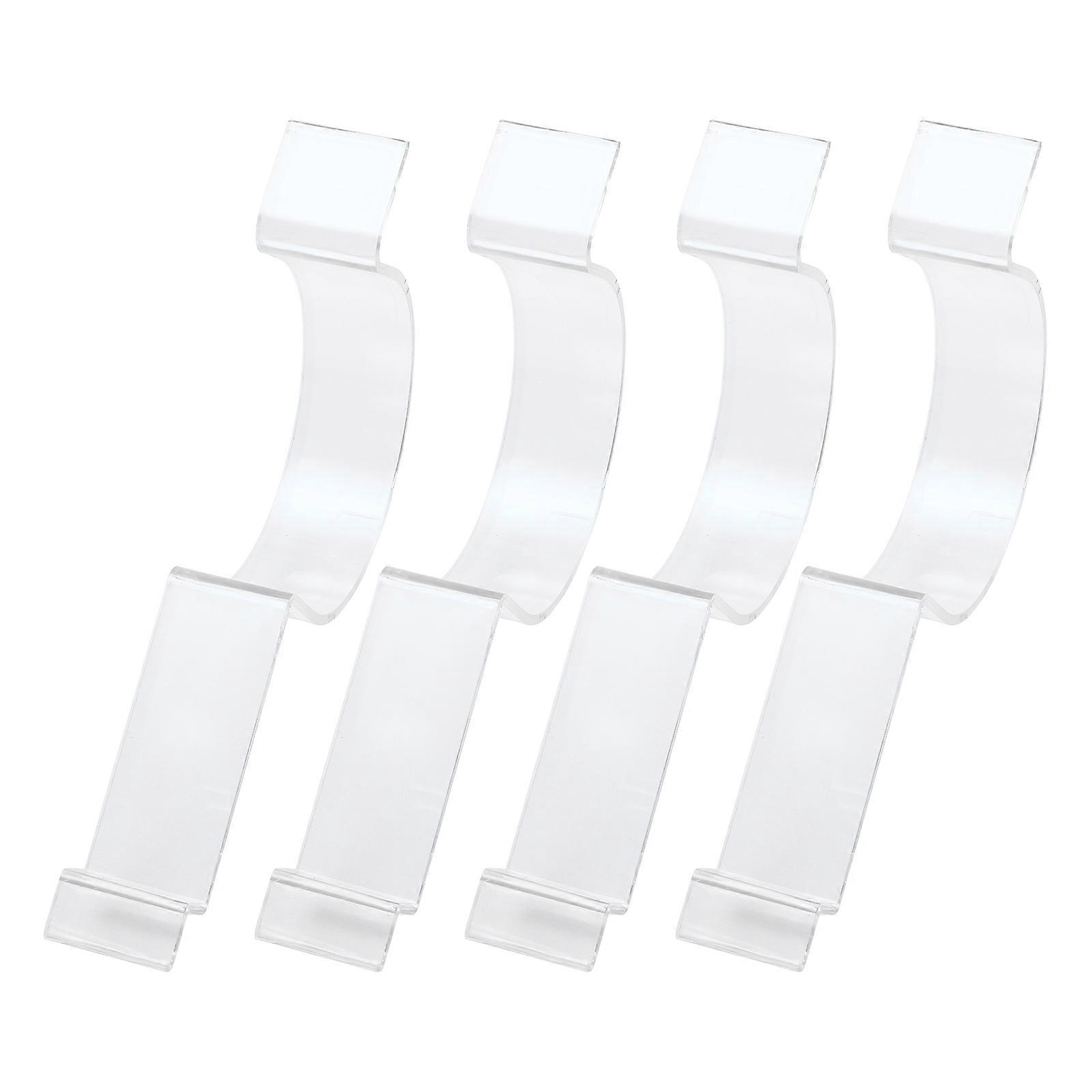 4Pcs Creative Belt Display Stands Supermarket Used Acrylic Belt Racks Display Stands