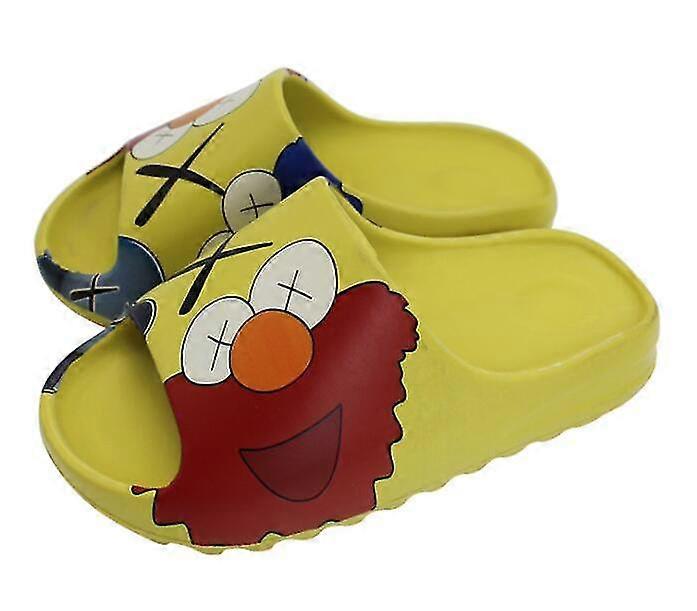 Cartoon Print Platform Beach Kapcie