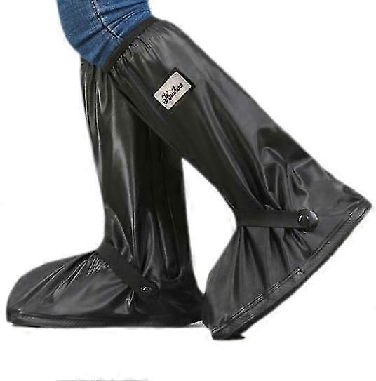 Black Waterproof Rain Boot Shoe Cover (1 Pair)