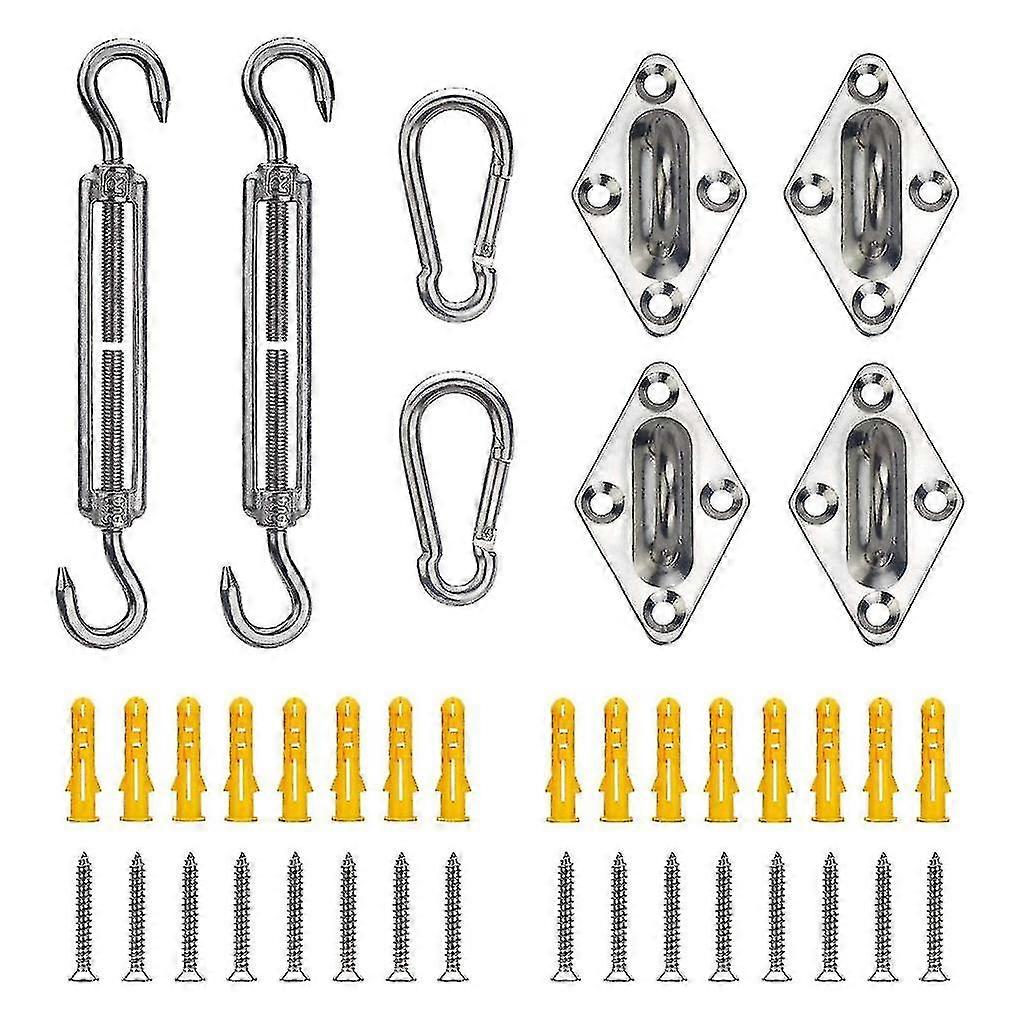 40pcs 304 Heavy Duty Stainless Installation Replacement Installing Shade Sail