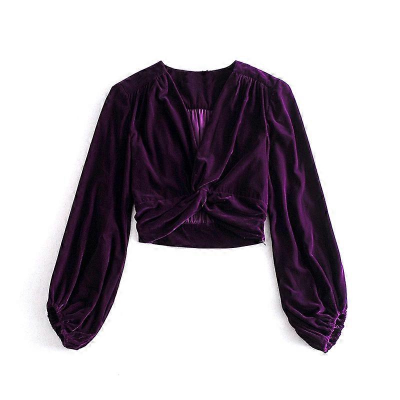 Damen Slim Fit Fliege Samt