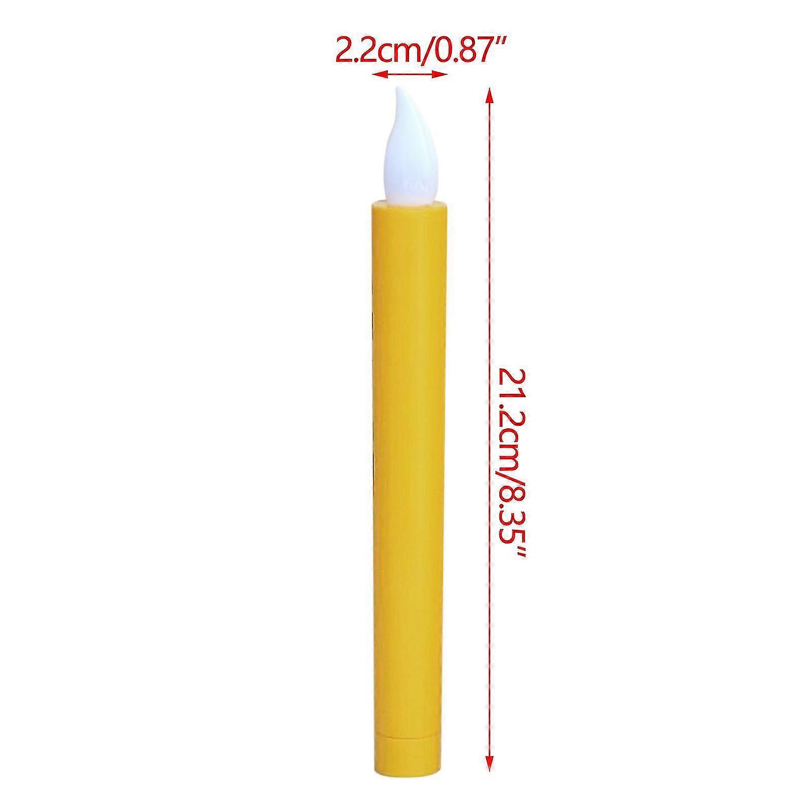 Long Pole Electronic Candle Candle Lamp Swing Flame Simulation Decorative Lamp 1pair Simulation Long Rod Led Electronic Candle