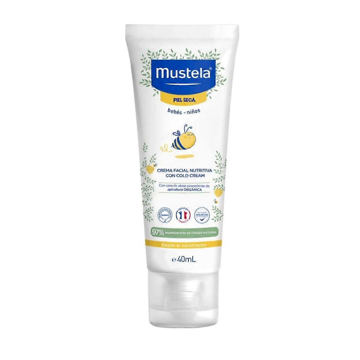 Nourishing Facial Cream Mustela Cold Cream Boys Babies (40 毫升)