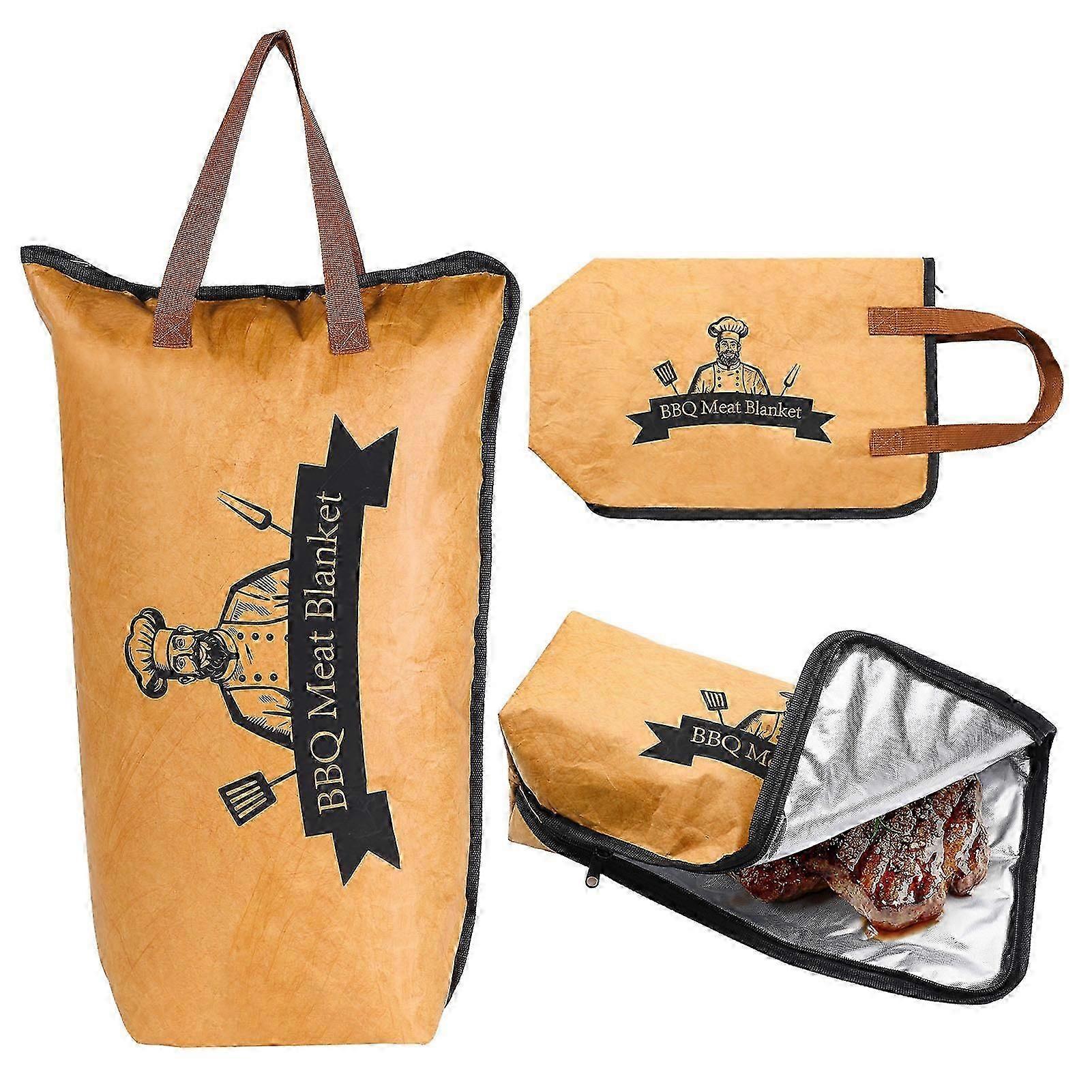 BBQ Blanket for Resting Meat, BBQ Brisket Blanket Meat Resting Blanket for Smoking, Reusable Smoker Grilling Meat Insulated Resting Bag