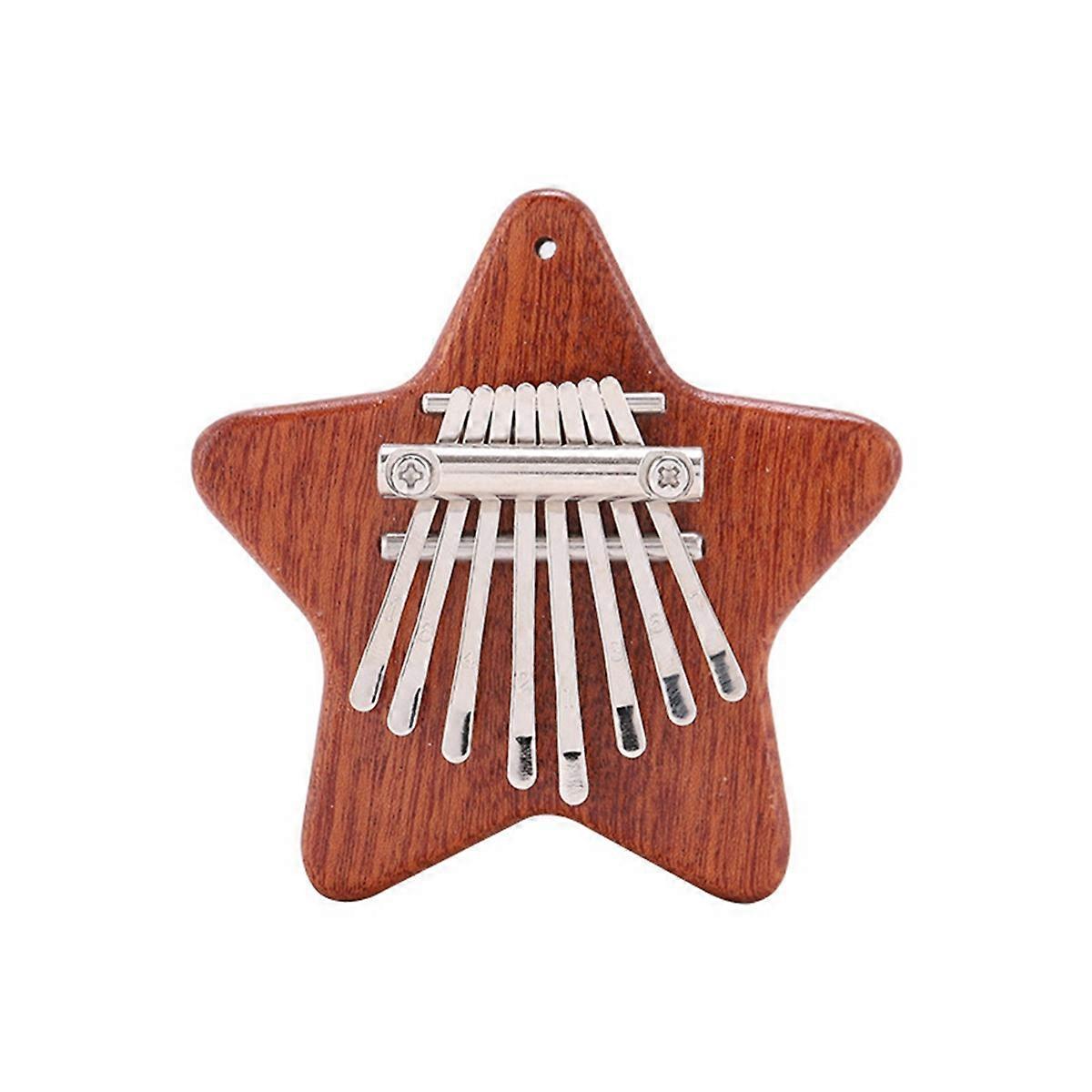 Mini Kalimba 8 Key Exquisite Finger Thumb Piano,Gift for Beginners Music Lovers Players,Cute Pendan