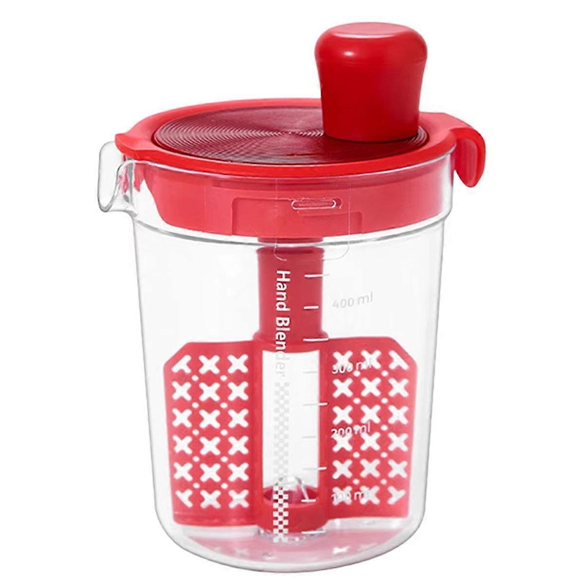 Manual Salad Dressing Mixer with Egg Separator - Multi-Function Kitchen Gadget for Dressings, Sauce