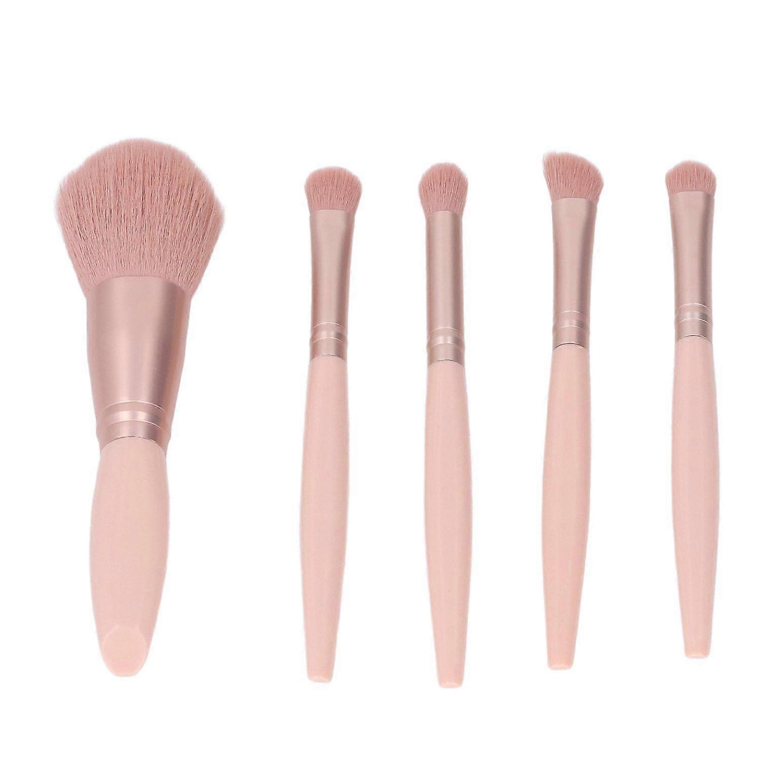 5-Piece Powder Makeup Brush Set for Eyeshadow Application