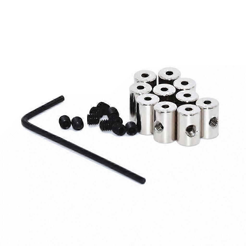 10Pcs Brooch Pin Safe Keepers Pin Locks Locking Pin Backs With Wrench Tools